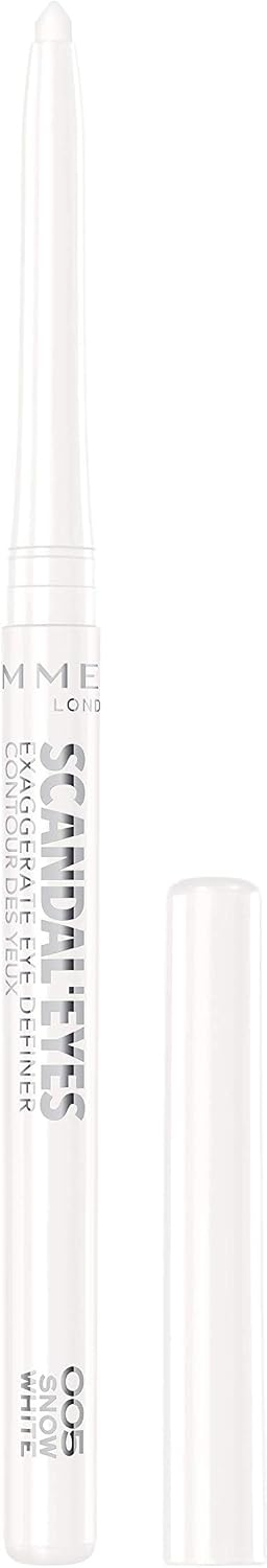 Rimmel Scandaleyes Exaggerate Eye Definer, 005 Snow White, 0.35g, white us, 0.35 g (Pack of 1) - Image 4