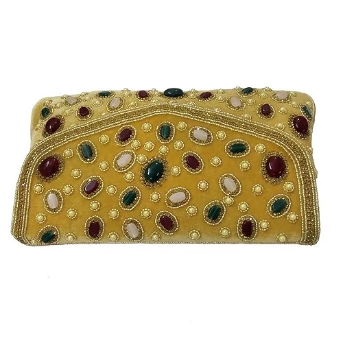 light yellow clutch bag