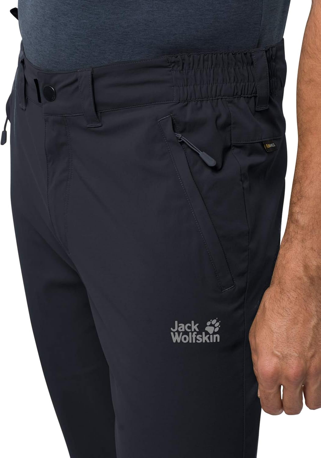 Jack Wolfskin Mens Activate Light 3/4 Soft Shell Hiking Pants Pfc Free