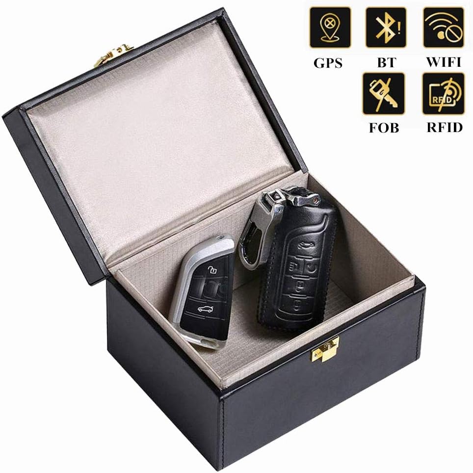 Faraday Cage Key Fob Protector Case RFID Blocking Key Signal Blocker
