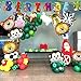 PartyTalk 6pcs Jungle Safari Animal Balloons with Zoo Animal Happy Birthday Banner, Safari Zoo Animals Party Supplies for Jungle Birthday Party Baby Shower Decorations