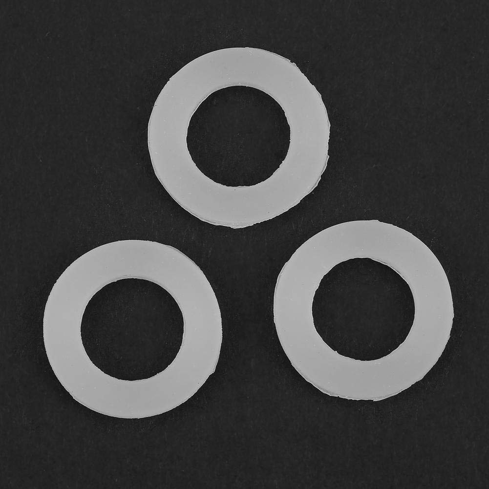 12pcs Flat Washer Silicone Wave Lock Washer White Sealing Washers Grommet Assortment Kit for Bellows Hoses 3/4 inch silicone sealing washer flat washer kit - Image 5