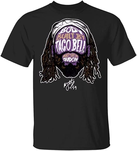 Body Built by Tacobell Matthew Judon Tee Shirt, T-Shirt: Amazon.co.uk: Clothing