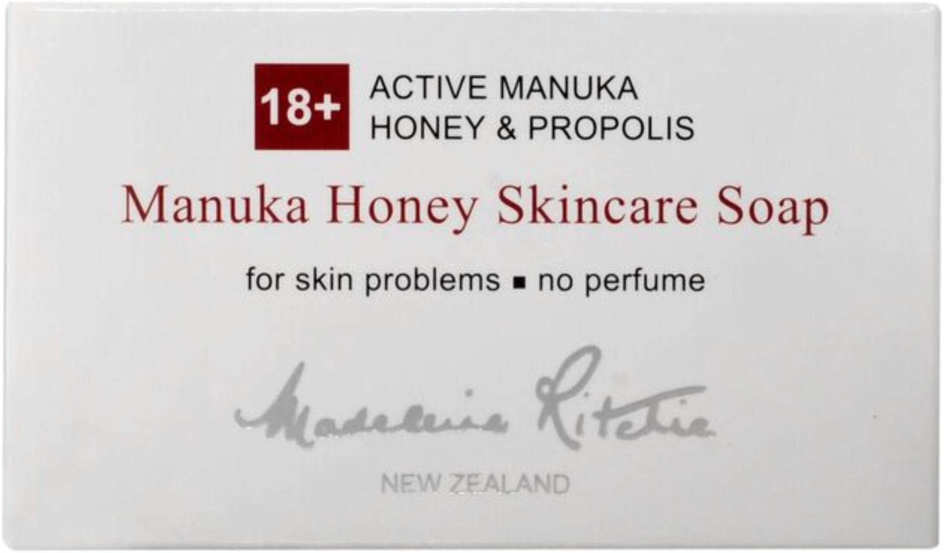 Madeleine Ritchie New Zealand Manuka Honey Skincare Soap 125g For skin problems. Fragrance Free