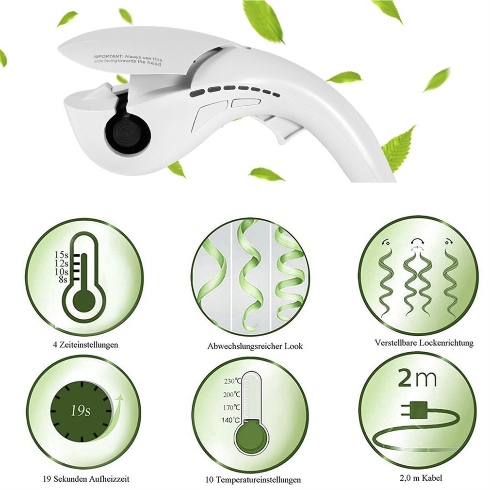 Lockenstäbe, U-Kiss Automatisch Perfekte Curling Machine JL-608PRO-B