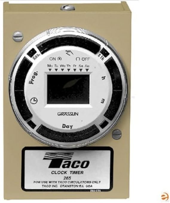Taco 2653 Digital 7Day Programmable Timer, Water Pumps & Accessories Amazon Canada