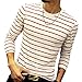 LOGEEYAR Mens Summer Short Sleeve Slim Fit Contrast Color Stitching Stripe Polo Casual T-Shirts (Medium, 622-red)