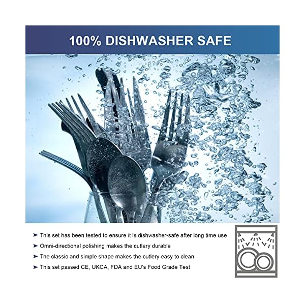 16-Piece-Cutlery-Set-for-4Ben-Bel-Stainless-Steel-Tableware-Dinnerware-Knife-Fork-Spoon-Set-Easy-Clean-Dishwasher-Safe 16-Piece Cutlery Set for 4 Persons–Ben & Bel Stainless Steel Knife, Fork and Spoon Tableware Set–Easy-Clean & Dishwasher…