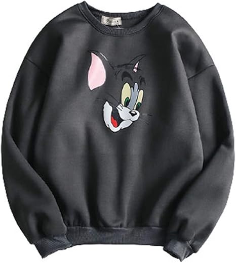 Amazon Co Jp トムとジェリー パーカー レディース 秋服 レーナー メンズ 長袖 プルオーバー ゆったり 可愛い 柔らかい トップス おしゃれ 大きいサイズ 春秋冬 ファッション カジュアル 通学 ホーム キッチン