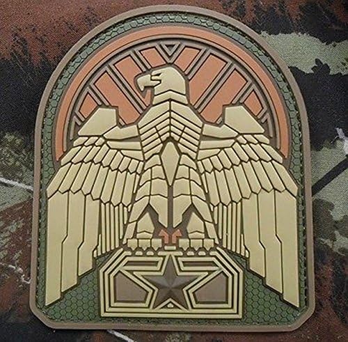 Industrial Eagle 3d Pvc Tactical Badge Us Army Isaf Morale Multicam Velcro Patch