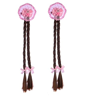 Buy Grapple Deals Girl S Kid S Cute Hair Clip With Braid Ponytail
