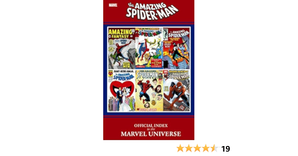 Amazon Com Amazing Spider Man Official Index To The Marvel Universe Al Sjoerdsma Stuart Vandal Chris Buchner Ronald Byrd Russ Chappell Michael Hoskin Daron Jensen Jacob Rougemont Robert J Sodaro Kevin Wasser Books