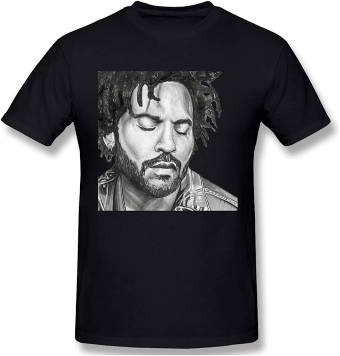 lenny kravitz black and white america shirt