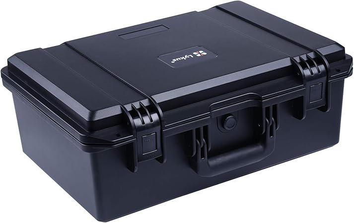 Amazon Co Jp Lykus Hc 44 防水ハードケース 格子状カットスポンジが内蔵 内寸 44x29x17cm 一眼レフカメラ レンズ ドローン ピストルなどに適用 家電 カメラ