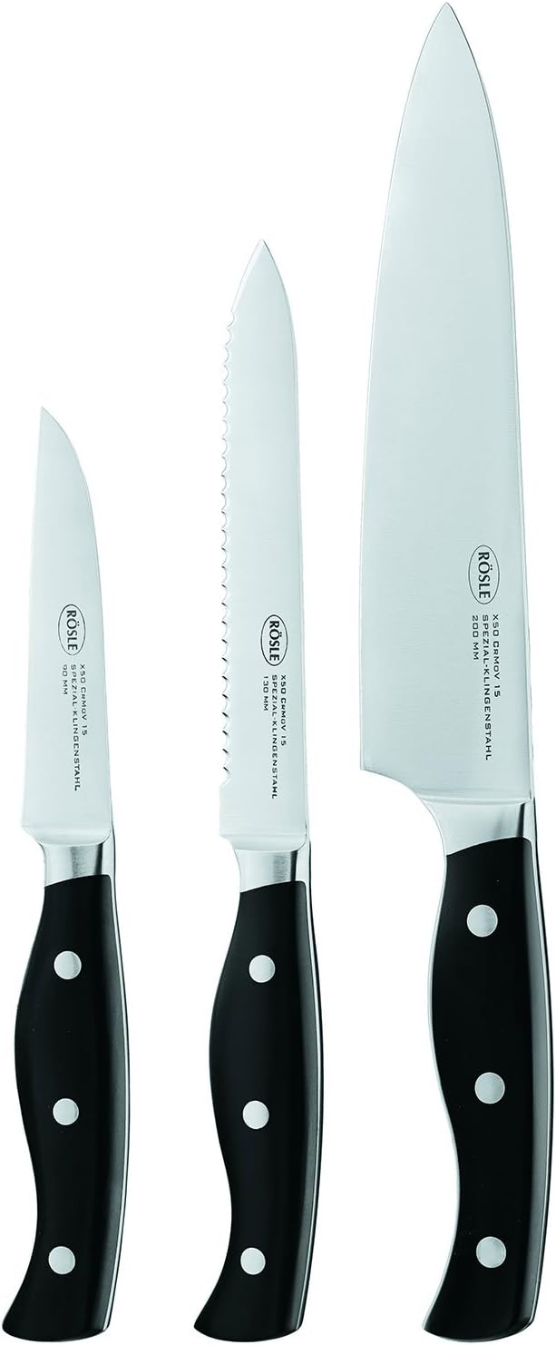 ROSLE Pura Knife Set Amazon.co.uk Kitchen & Home
