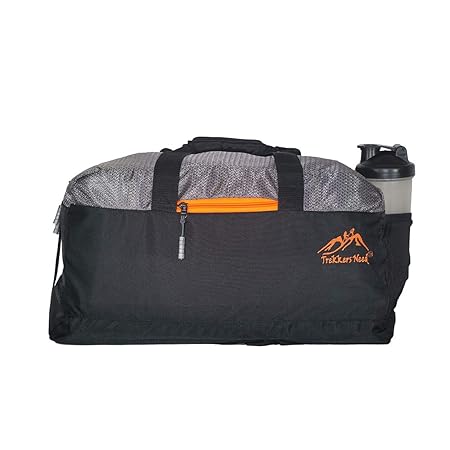 TREKKERS NEED Travel Duffle and Gym Bag (Orange)
