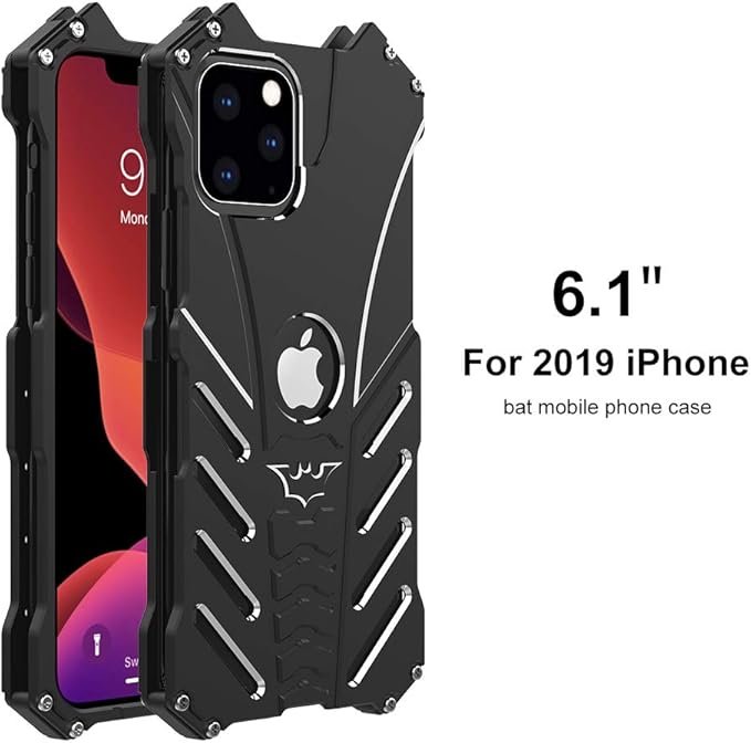 Amazon Hikerclub Iphone 11 Proケース バットマン メタルバンパー アルミニウム合金シェル アーマー ミリタリーグレード ディフェンダー 高耐久 頑丈なフレーム 耐衝撃性 エッジ保護カバー Iphone 11 Pro用 Batman Iphone 11 ケース カバー 通販