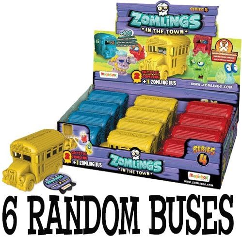 Zomlings Series 4 Bus - 6 Random BUSES