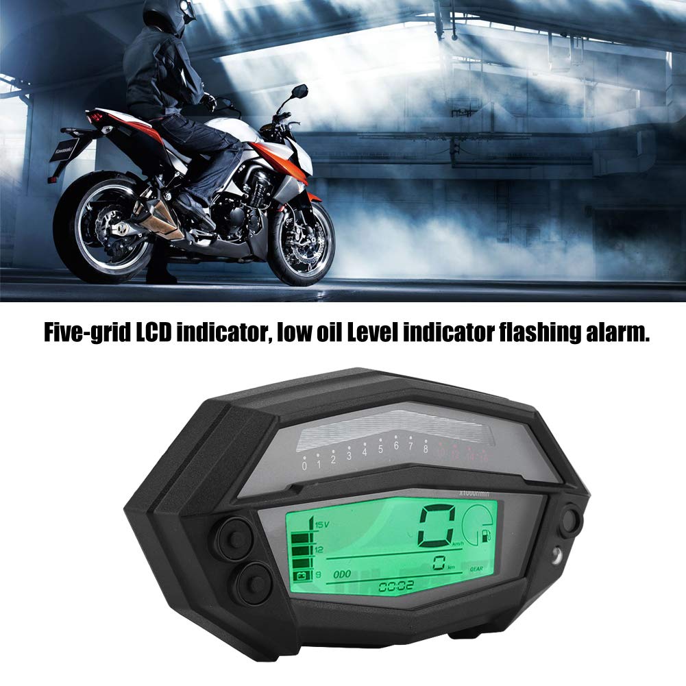 Motorcycle Speedometer,Digital Tachometer Speedometer Gear Indicator for Kawasaki Z1000 20032016
