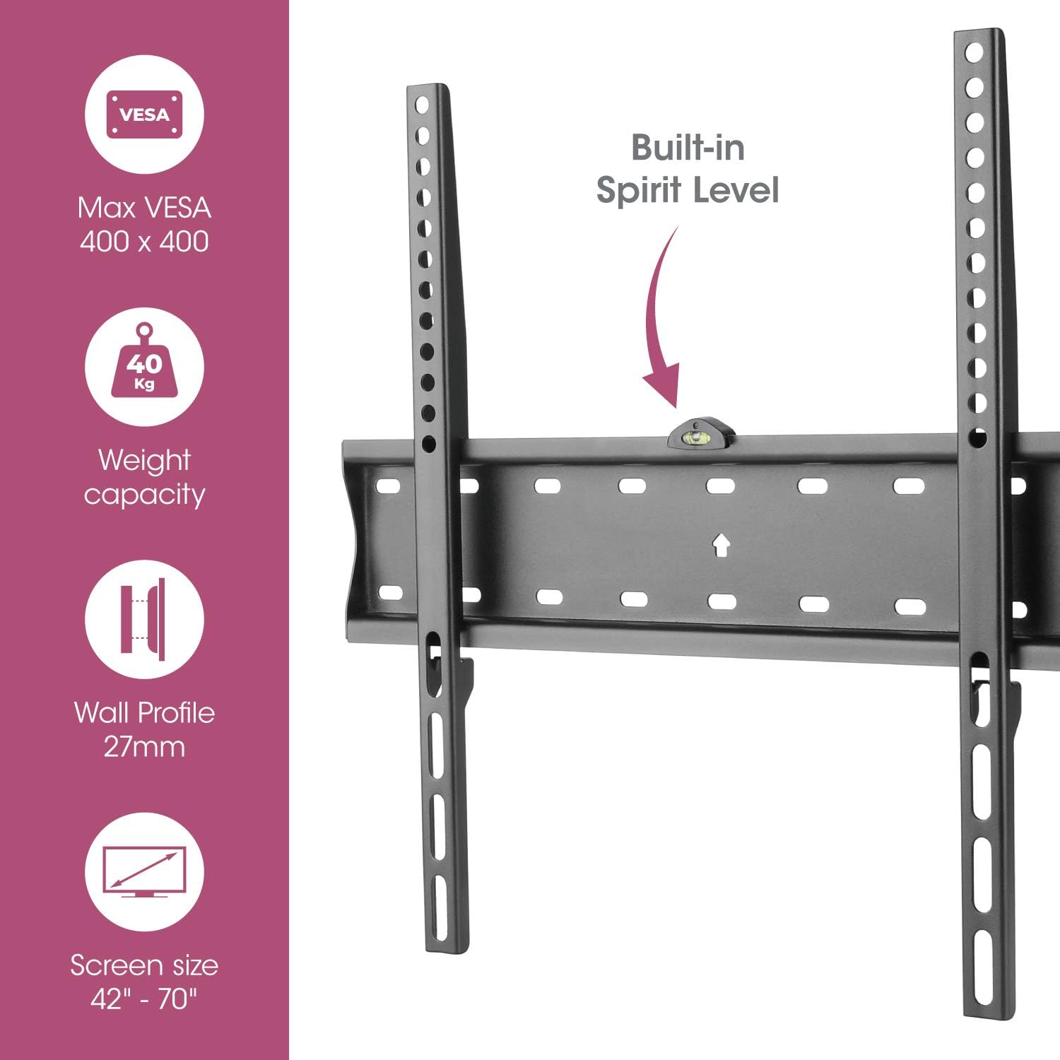 TV Wall Bracket Mount 42”, 70” - Image 3