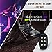 Safety Light Emergency LED Light for Running Small Mini Lightweight Handheld LED Light Reflective Sport Outdoor Gear Battery-Free High Visibility Powered By Motion ALL Weather-Black