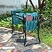 AB+ ABJ-KNLST01 Garden Kneeler Seat with 2 Bonus Tool Pouches & Soft Pad, Foldable Stool, Standard, Green