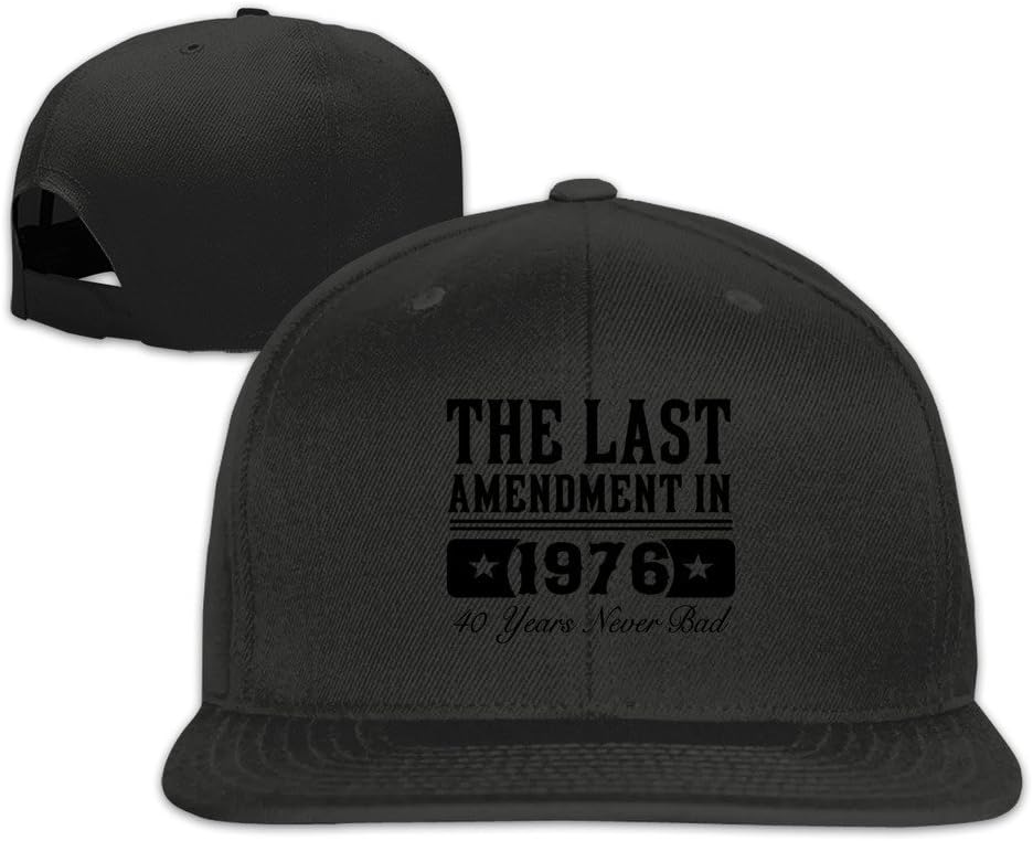 Last Amendment In 1976 40th Birthday Idea Gife Adult Fashion Snapback Cap Adjustable