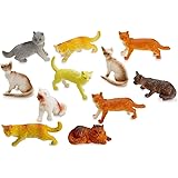 small plastic toy cats