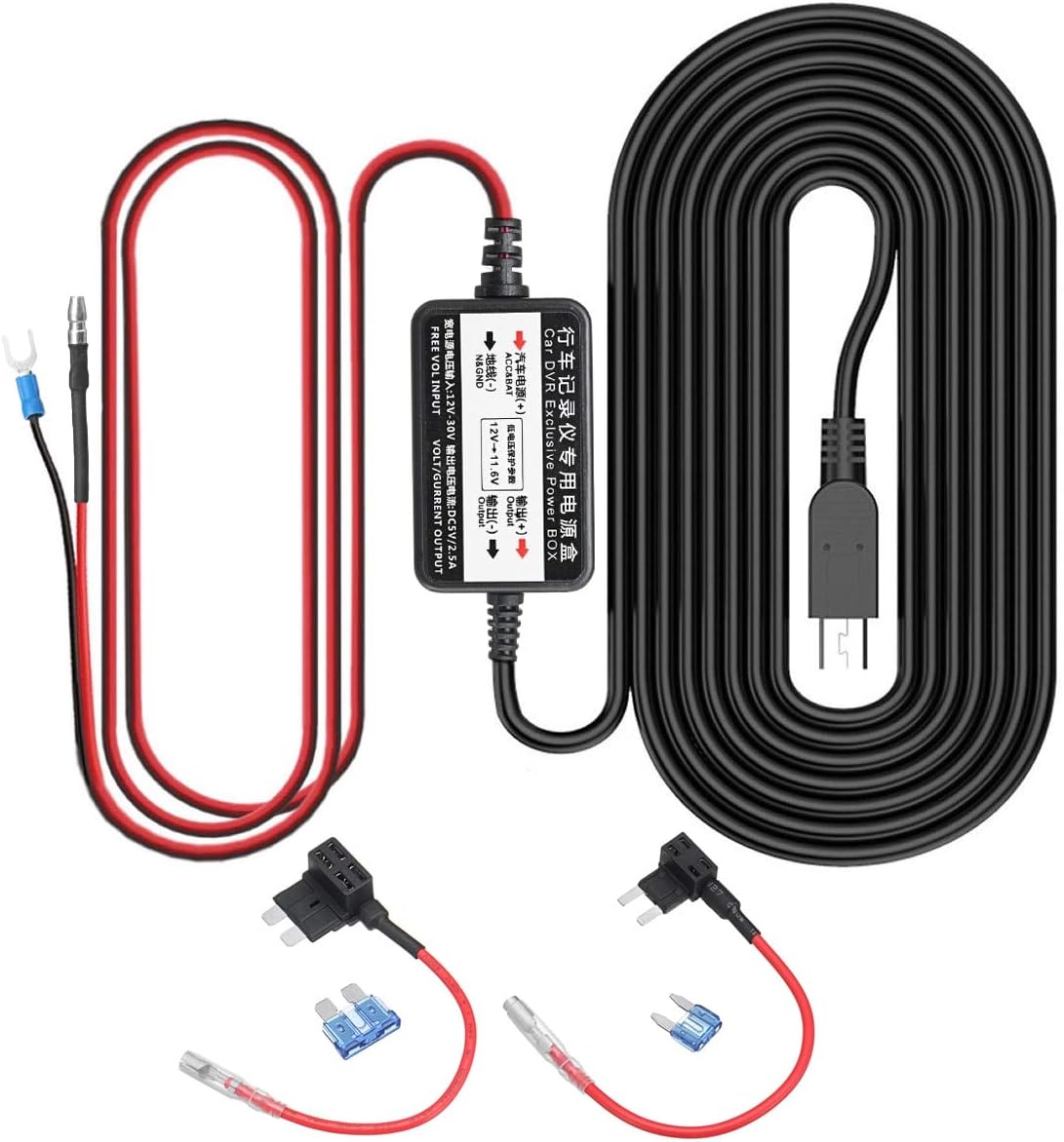 Value.Trade.Inc - Car Dash Camera Cam Hard Wire Kit for Nextbase 512GW 402G 412 312GW 302G 212 202 101 DUO DVR GPS Car Electronics Accessories