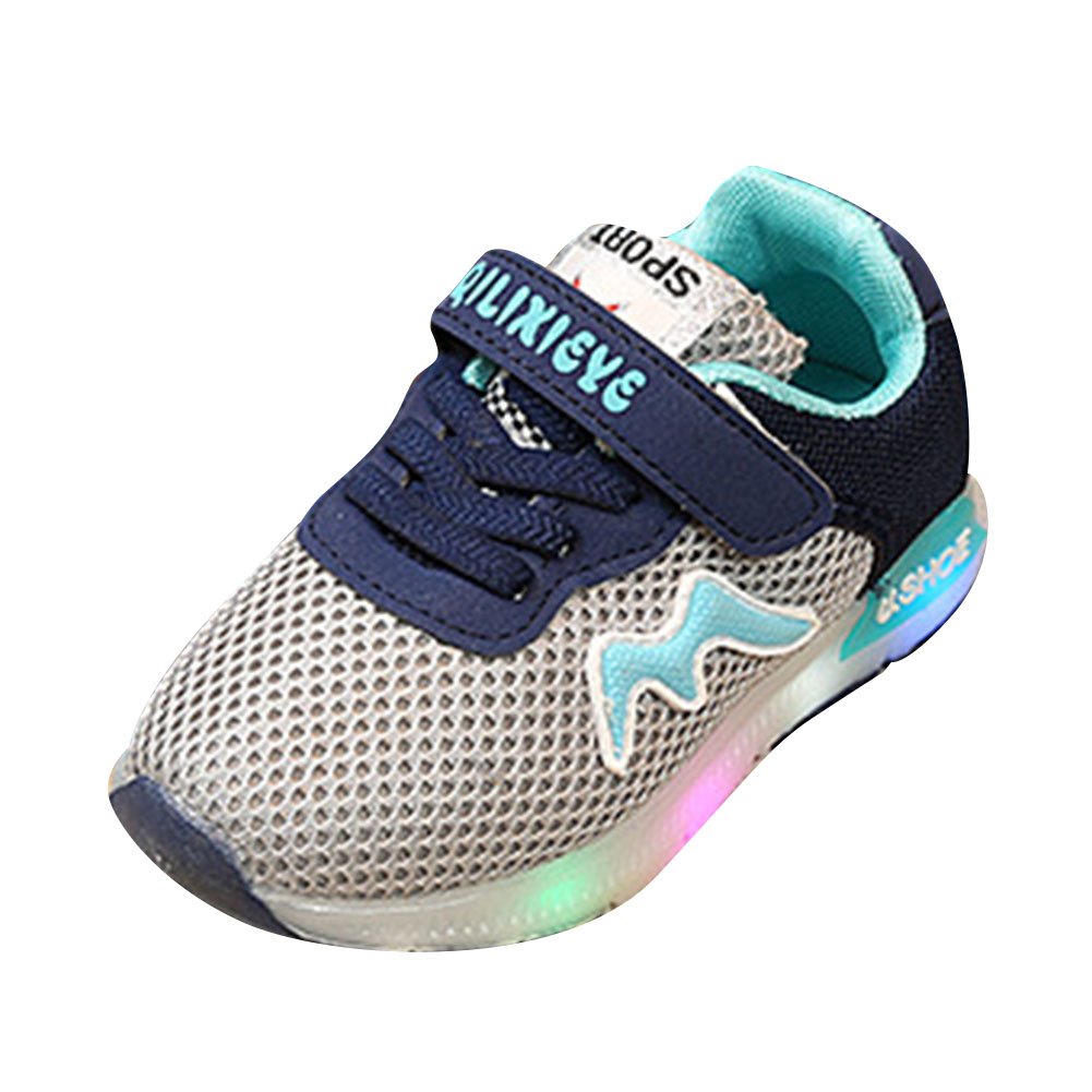 Juleya bebés de los muchachos La malla suave de los zapatos transpirables