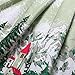 Dressever Women's Vintage A-line Printed Pleated Flared Midi Skirts Christmas Trees X Large