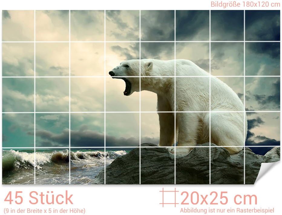 Bxh Bild 105x70cm Grazdesign Fliesenaufkleber Eis Bar Meer Fur Kacheln Wand Deko Fur Bad Kuchen Fliesen Fliesenmass 10x10cm Bxh