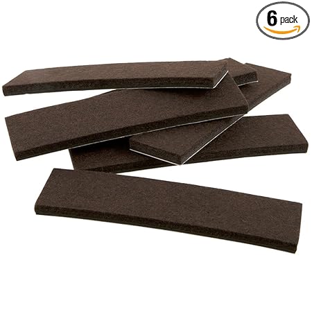 Softtouch 4219495n Felt Pads For Hard Surfaces Protect Hardwood Floors From Scratches And Slide Furniture Easily 1 X 4 Inch Brown
