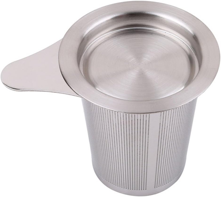 VWH Stainless Steel Tea Filter Tea Infuser Strainer for Loose Leaf Tea (Single Handle)