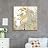 Framed Canvas Wall Art for Living Room, Bedroom Fantastical Lion Lineart Illustration Canvas Prints for Home Decoration Ready to Hang - 24x24 inches
