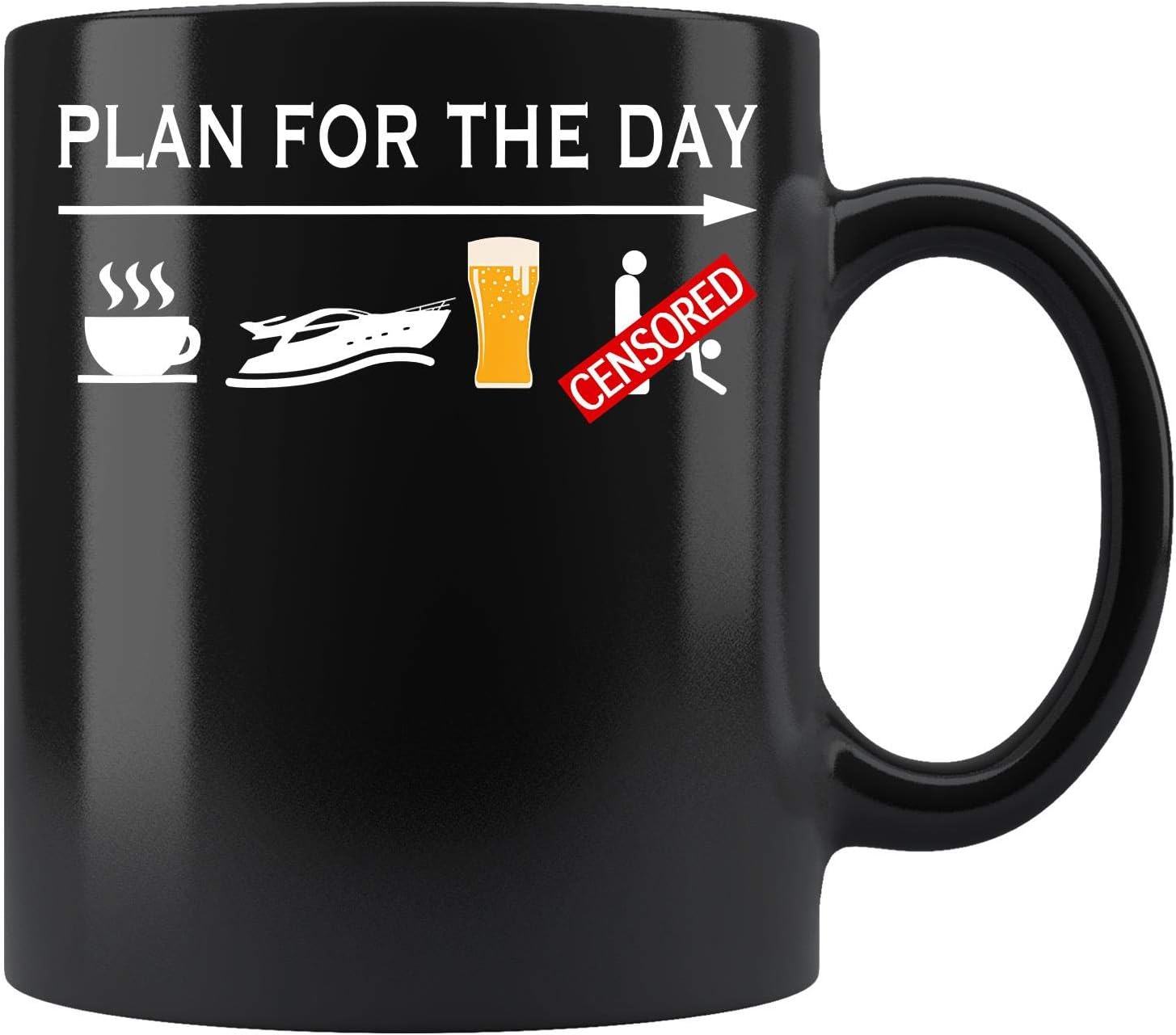 Funny Boating For Men Boaters Boat Lover Coffee Mug 11oz