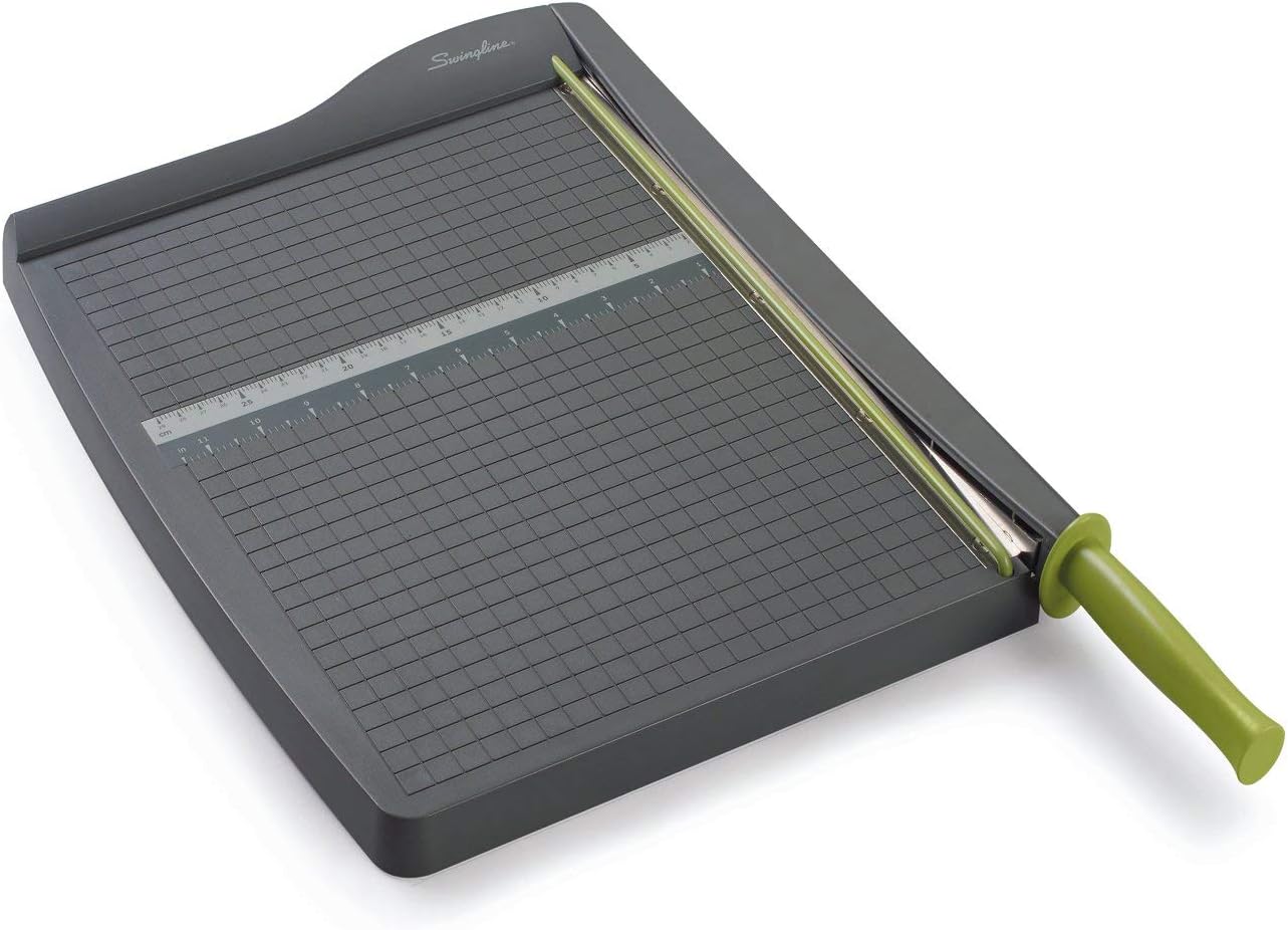 Swingline Paper Trimmer, Guillotine Paper Cutter, 15 inches Cut Length, 10 Sheet Capacity, ClassicCut Lite (9315) : Stack Paper Trimmers : Office Products