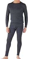 Set De Ropa Térmica Para Hombre - Camiseta Manga Larga Y Pantalón Largo, Talla M (Pecho 91-96 Cm)