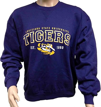 white lsu sweatshirt