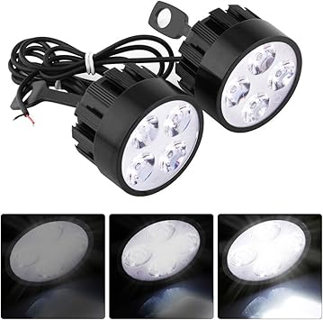 protege rayon velo rouge mpara led universal para motocicleta faros antiniebla pack de 2