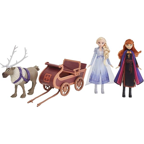 frozen sledding adventures set