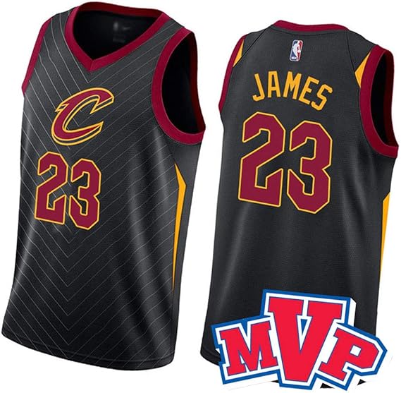 Basketball Jersey LeBron James Cleveland Cavaliers 23, Retro Embroidery Unisex Sportswear