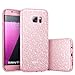 ESR for Samsung Galaxy S7 Edge Case, Luxury Glitter Sparkle Bling Designer Case [Slim Fit, Hard Back Cover] Shinning Fashion Style for Samsung Galaxy S7 Edge Case (Rose Gold)