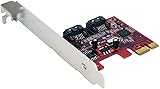 StarTech.com 2 Port SATA 6 Gbps PCI Express SATA Controller Card - Dual Port PCIe SATA III Card Adapter