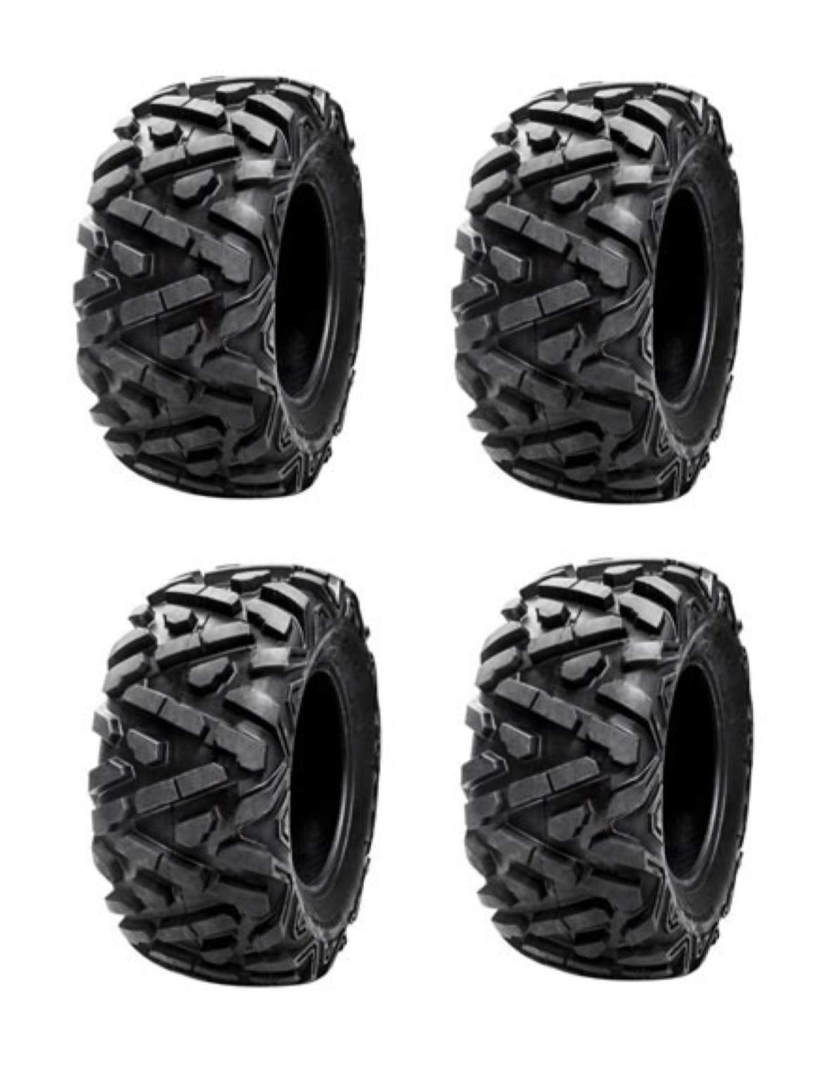 Four Tusk TERRABITE Heavy Duty 8Ply DOT Radial UTV/ATV Tires Bundle