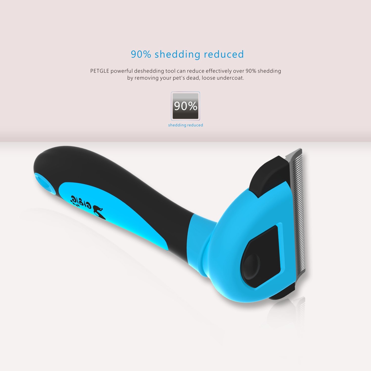 petgle Cat Brush Cat Comb for Shedding,Pet Deshedding Brush for Cat and