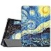 Fintie SlimShell Case for iPad 6th / 5th Generation (2018 2017 Model, 9.7 Inch), iPad Air 2 / iPad Air 1 (9.7 Inch) - Lightweight Stand Smart Protective Cover with Auto Sleep/Wake, Starry Night