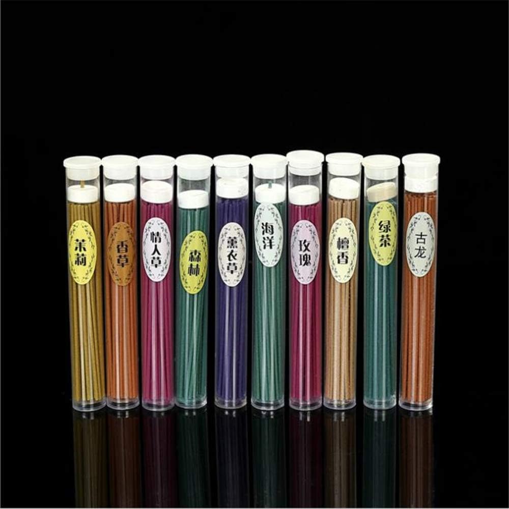 yishengyuankeji Incense burner, aromatherapy line type aromatherapy lavender rose flower tube fragrance indoor aromatherapy bamboo stick incense random Long line incense
