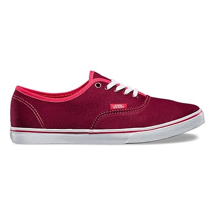 vans authentic lo pro red