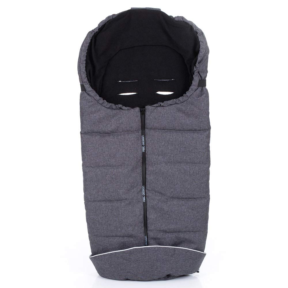 ABC Design Fußsack - Diamond Special Edition - Asphalt